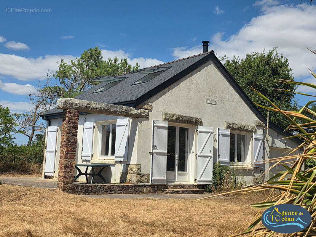 Maison avec vue mer quartier de la mine d'or penestin, 2 chambres et mezzanine, accès direct sur le sentier cotier morbihan sud  - photo 6