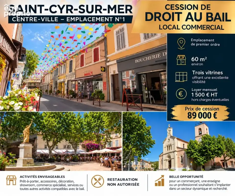 Commerce à SAINT-CYR-SUR-MER