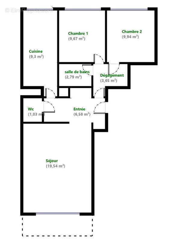 Appartement à ISSY-LES-MOULINEAUX