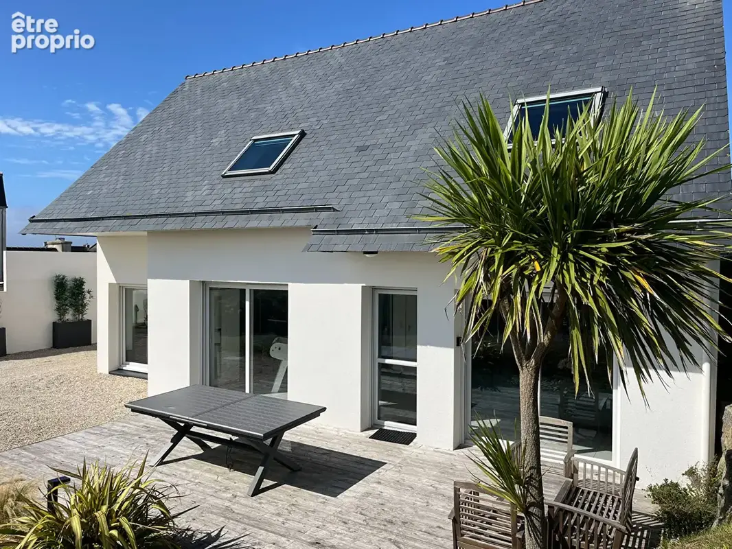 VENTE d'une maison T7  à PORSPODER -vue mer- piscine couverte - photo 3