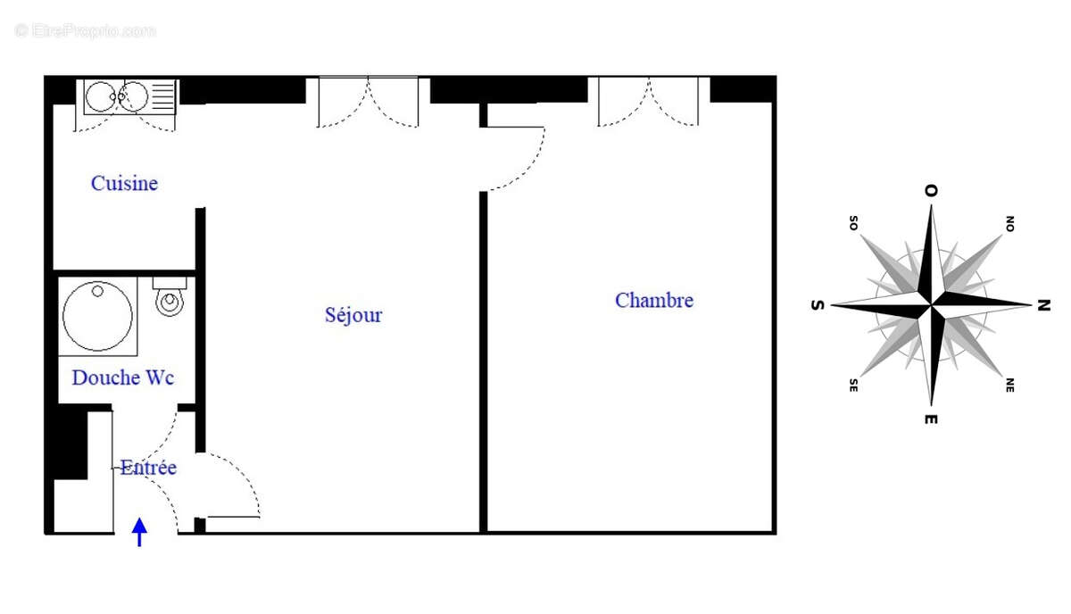 Appartement à PARIS-19E