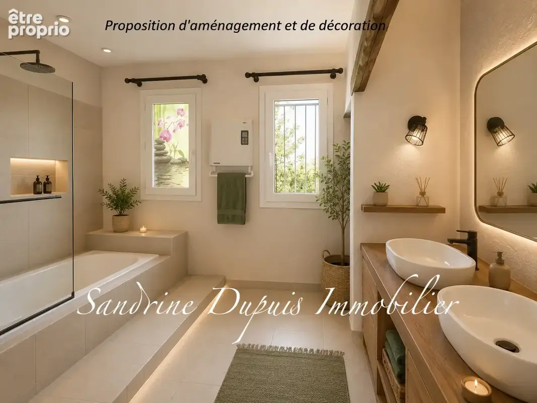 Maison de plain-pied d'environ 190 m2   Parcelle paysagée et boisée de 4 583 m2   À 7 min de Saintes - photo 15
