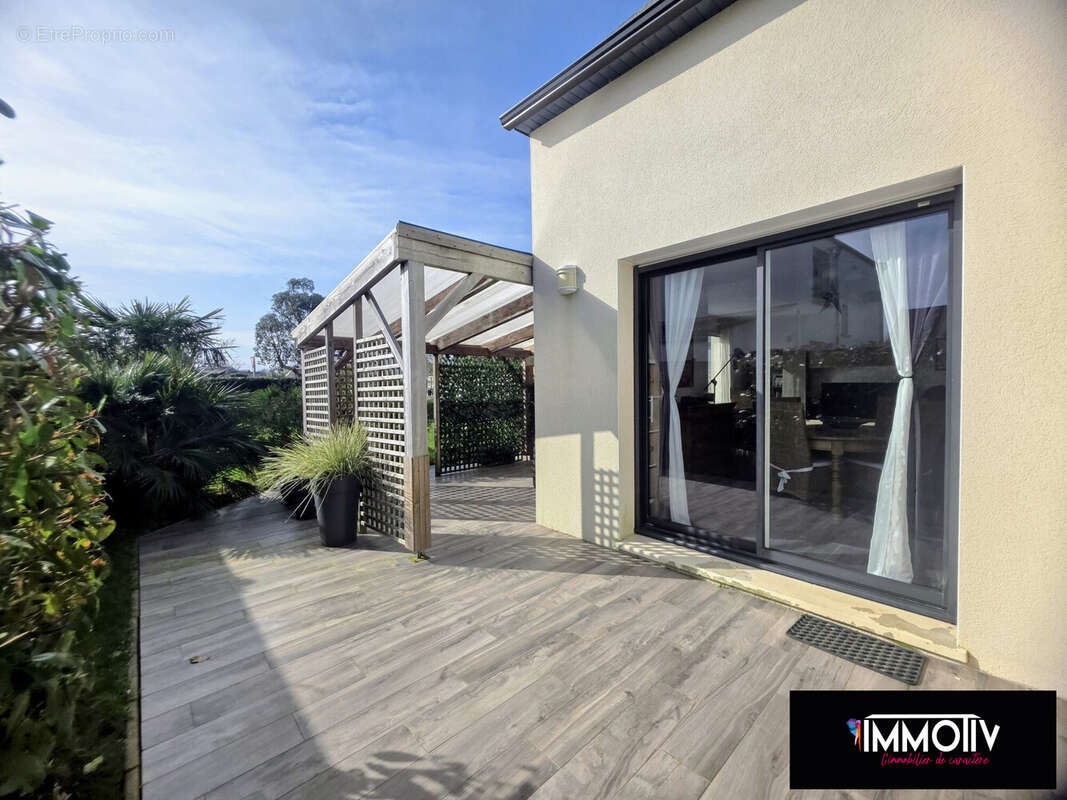 terrasse sud ouverte - Maison à LOCMARIA-PLOUZANE