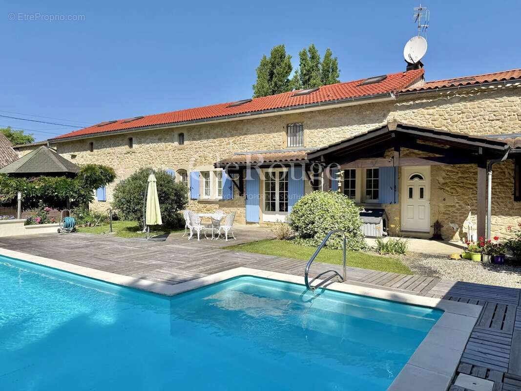 Près de Sauveterre de Guyenne - Belle maison avec gîte et piscine - photo 12