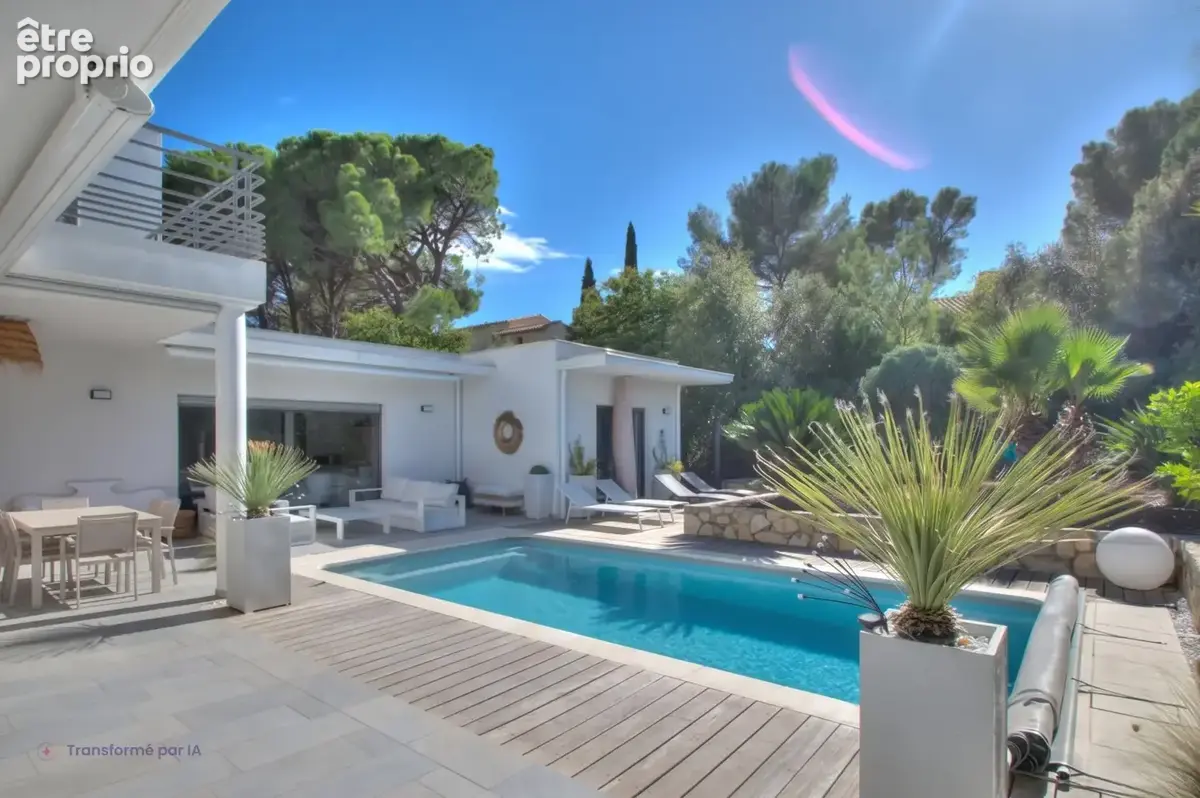 St raphael, villa contemporaine de 4 pieces 162 m² plus immense sous-sol et garage, terrain 1 250m² avec piscine - photo 4
