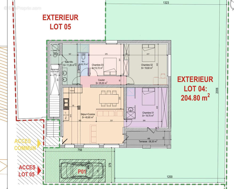 Appartement à LANSARGUES
