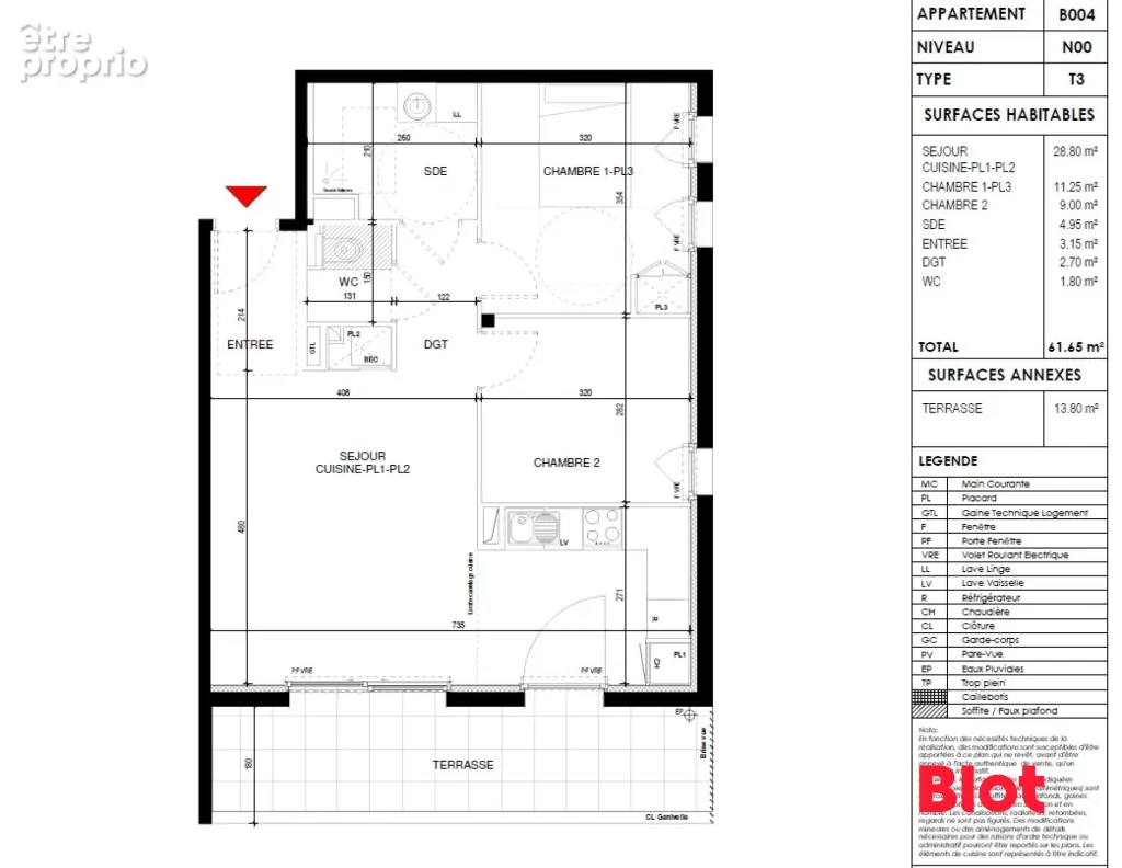 Appartement 3 pièces 62 m² à vendre à Ploemeur (56270) - photo 9
