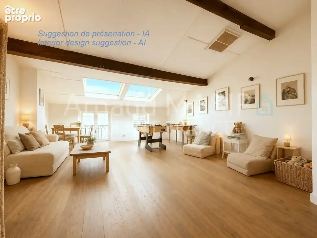 Maison beaux volumes, 156m² hab, 3 chambres, sdb + sde, piece loft, proche commodites - photo 2