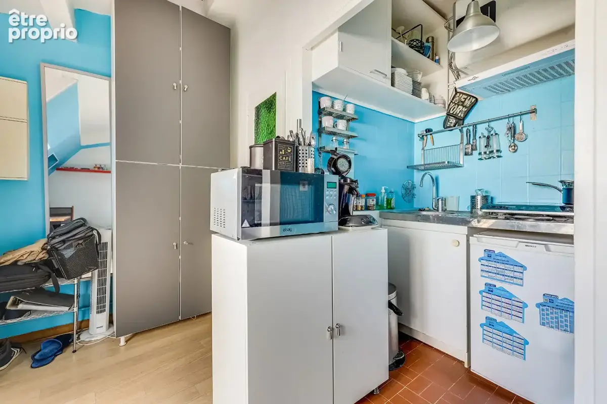 Appartement Paris 1 pièce(s) 16 m2 - photo 10
