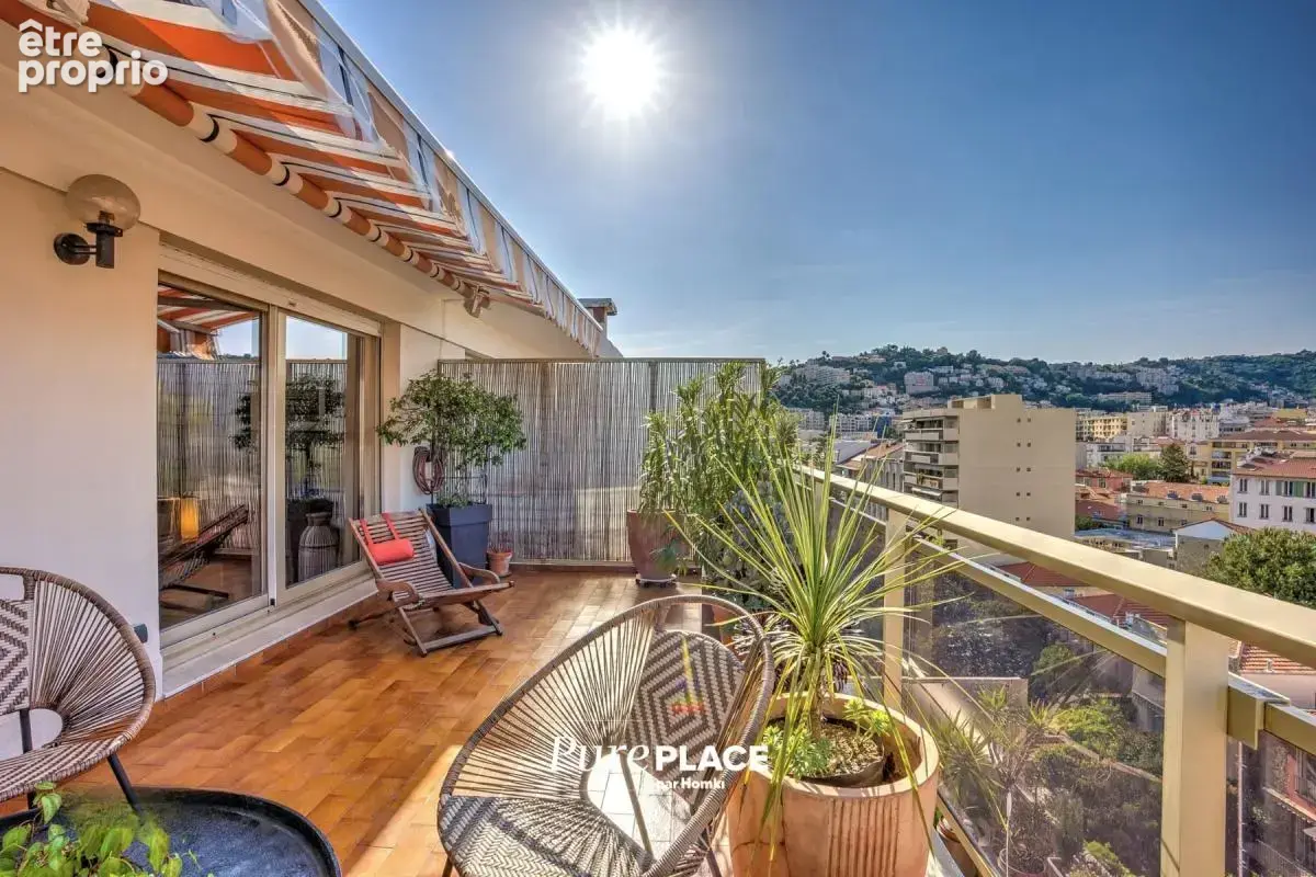Nice Libération, 3 pièces 74 m², dernier étage, terrasses, parking - photo 7