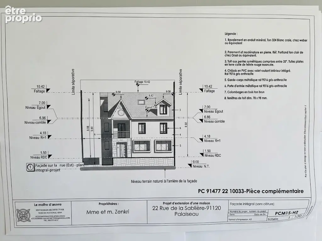 Maison à PALAISEAU
