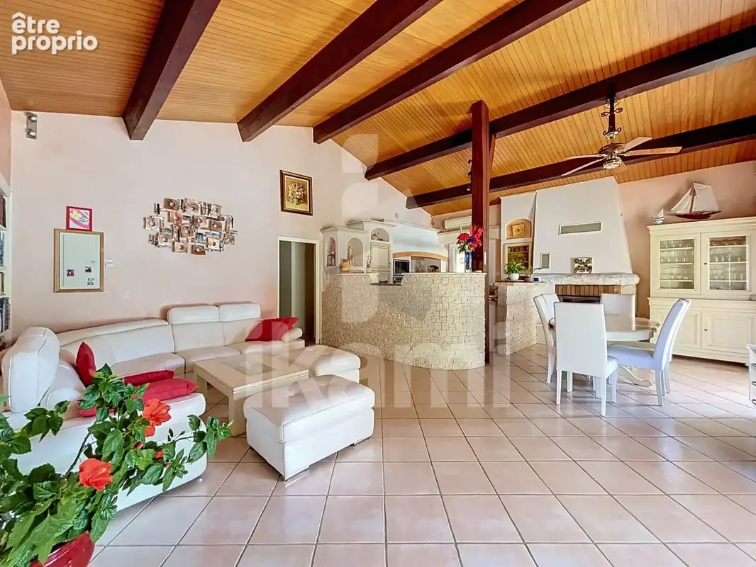 Villa plain pied 146 m2 - t7 - piscine - double garage- atelier - photo 6