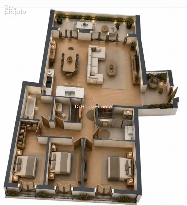 Appartement 95 m² à Asnieres-Sur-Seine  - photo 3
