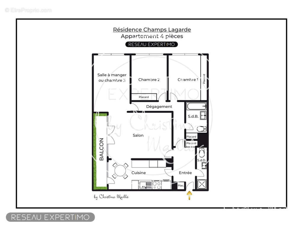 Appartement à VERSAILLES