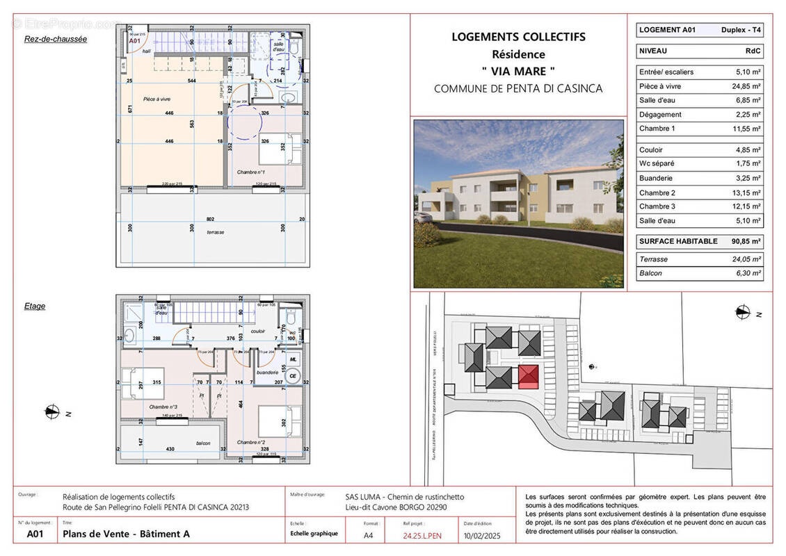 Appartement à PENTA-DI-CASINCA