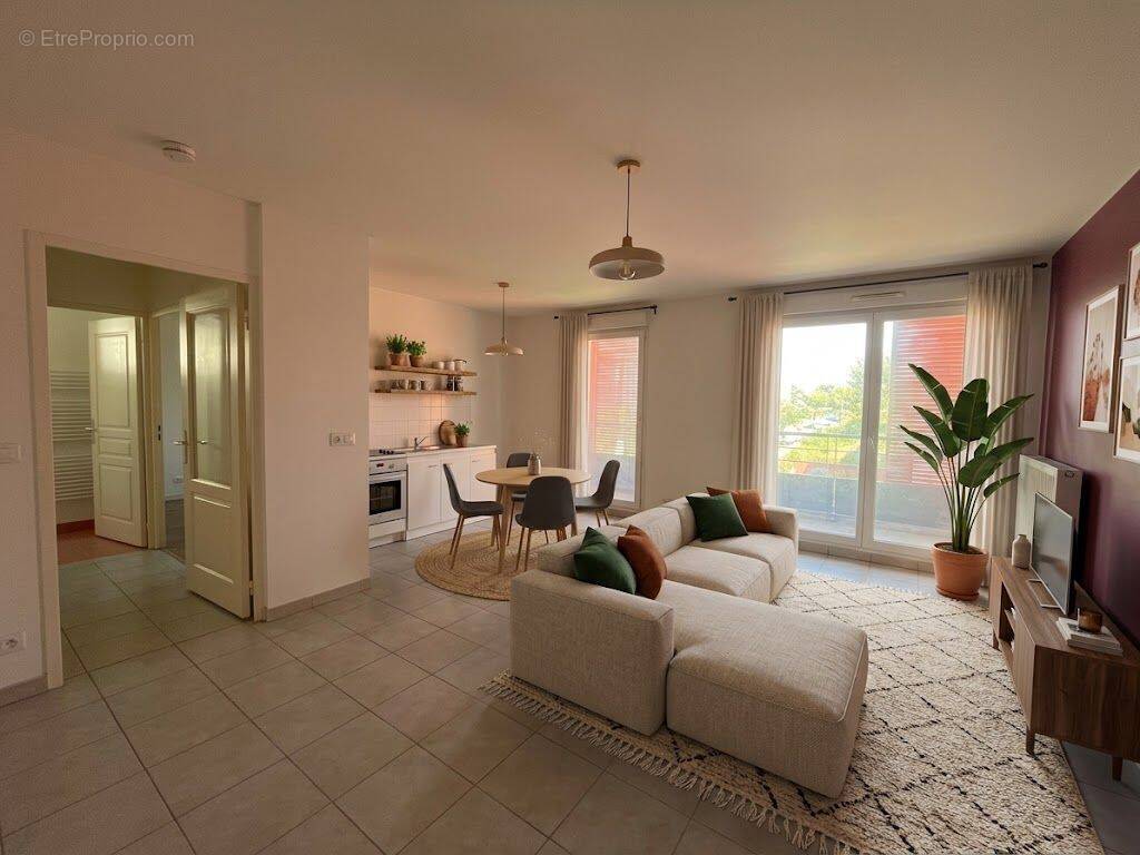 T2 de 50,11 m² à Saint-Priest, Carré Rostand au prix de vente de 121 200 € - photo 1