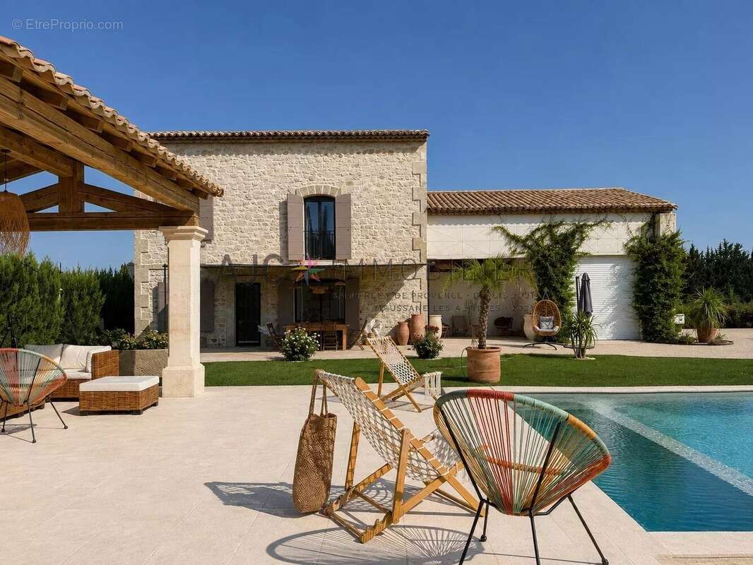 Mas blanc-des-alpilles — mas en pierre rénové en 2025 — 6 km de saint-rémy-de-provence — piscine - photo 16