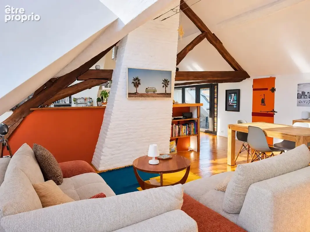 Tres bel appartement atypique - 70.15m2 / 100m2 au sol - jardin de 250m2 - le charme de l’ancien. - photo 3