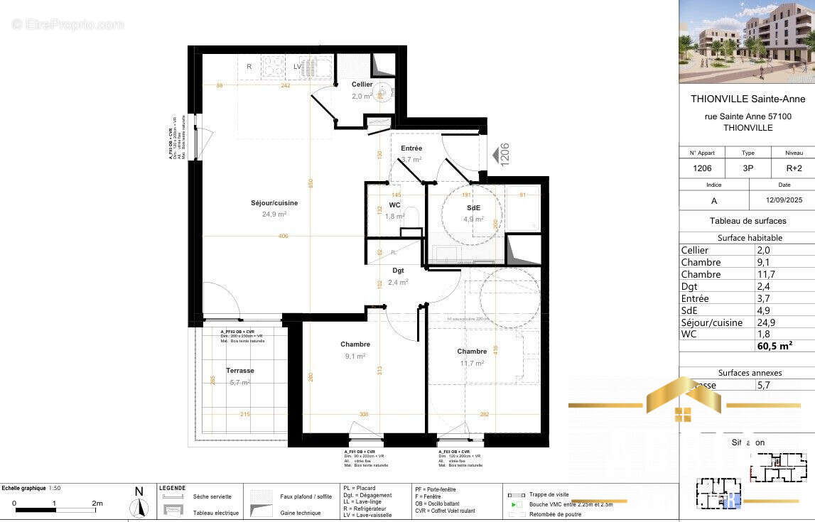 Appartement à THIONVILLE