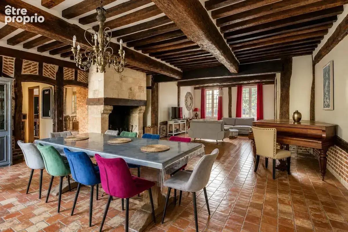 Manneville-sur-risle – maison 268 m² – beaux volumes - photo 8