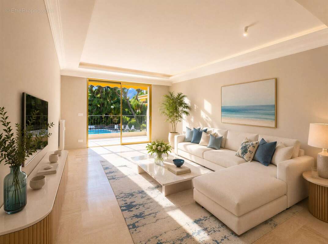 Cap-d’Ail – 3 pièces dans résidence luxueuse - photo 3
