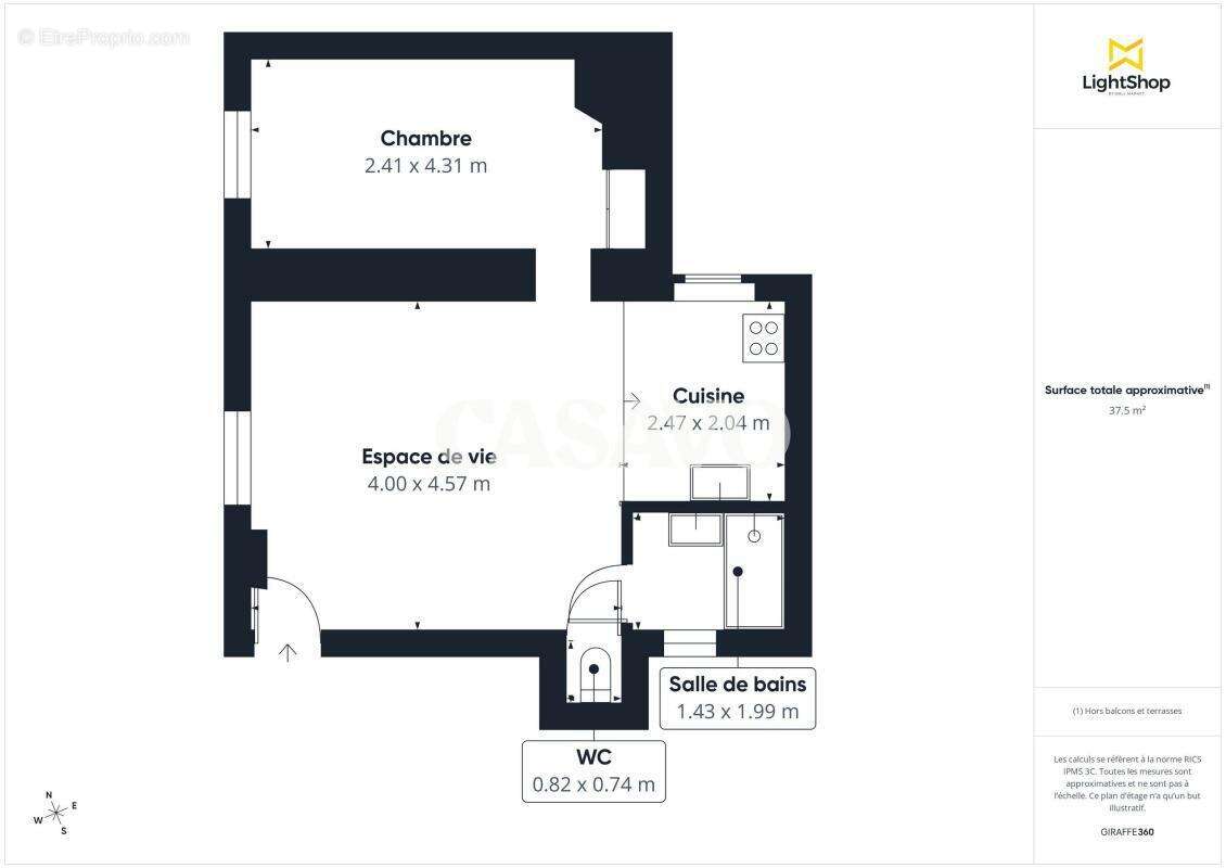 Appartement à PARIS-10E