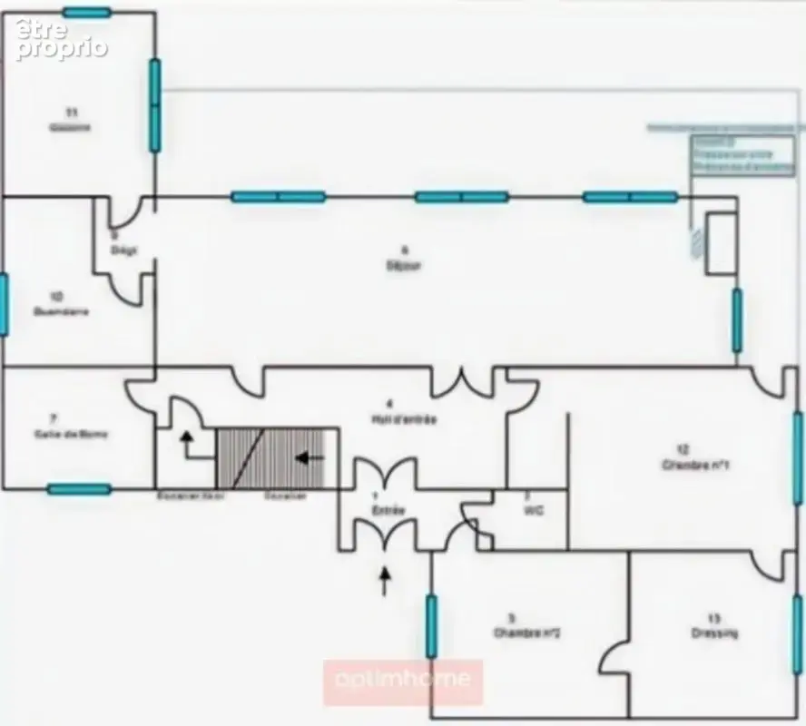 Arras chr / citadelle – pavillon individuel semi plain-pied de 219 m² – 5 chambres – sous-sol complet – jardin 1 008 m² - photo 33