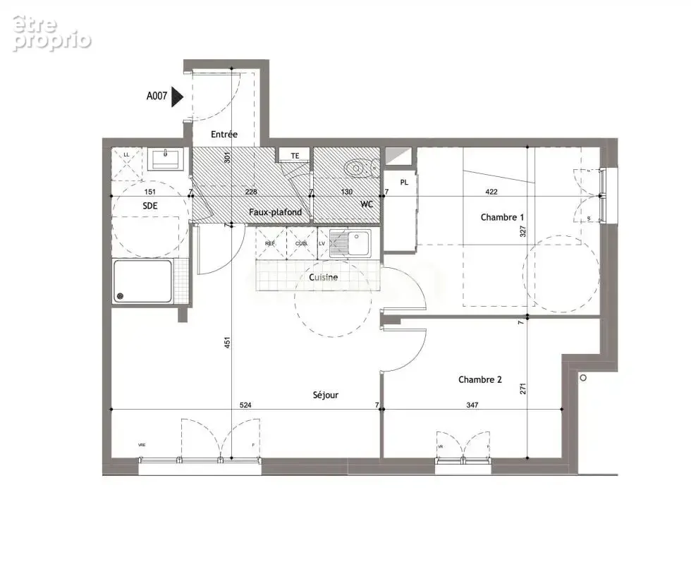Vente Appartement 3 pièces de 56m² - 94510 La Queue-en-Brie - photo 5