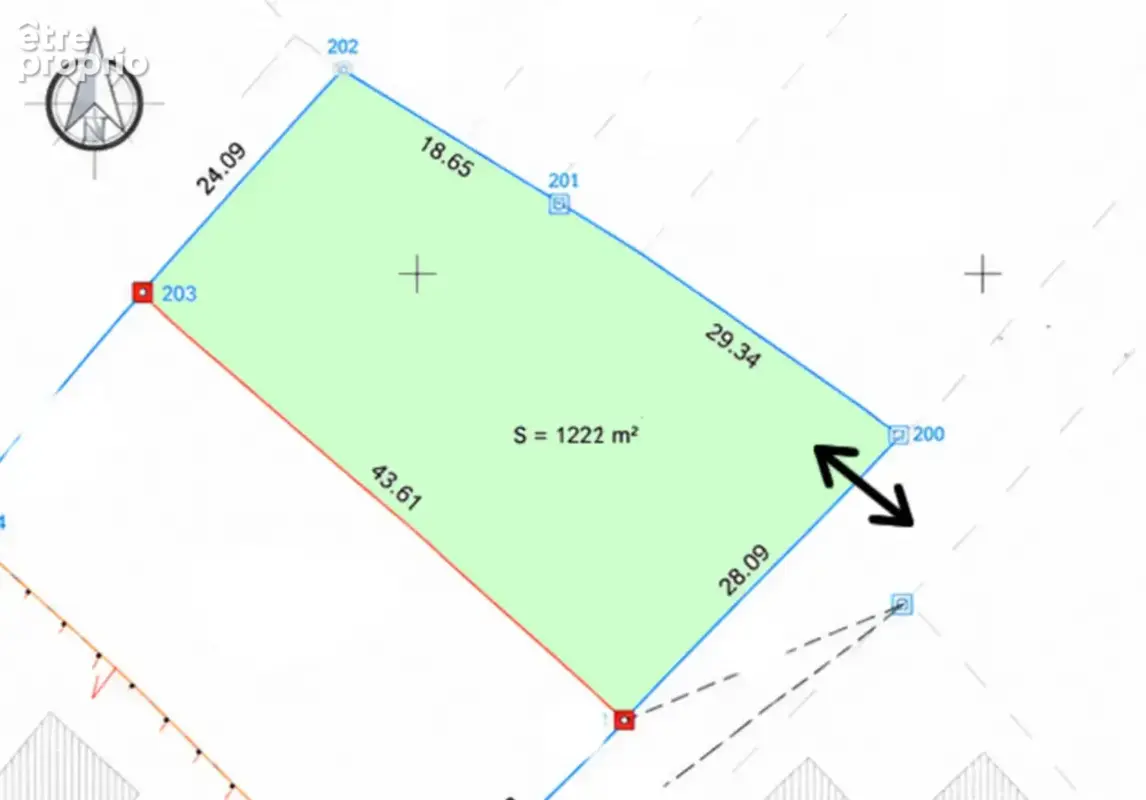 Terrain constructible 1 222 m² Mazerolles près de Pons ? Accès rapide A10 - photo 2