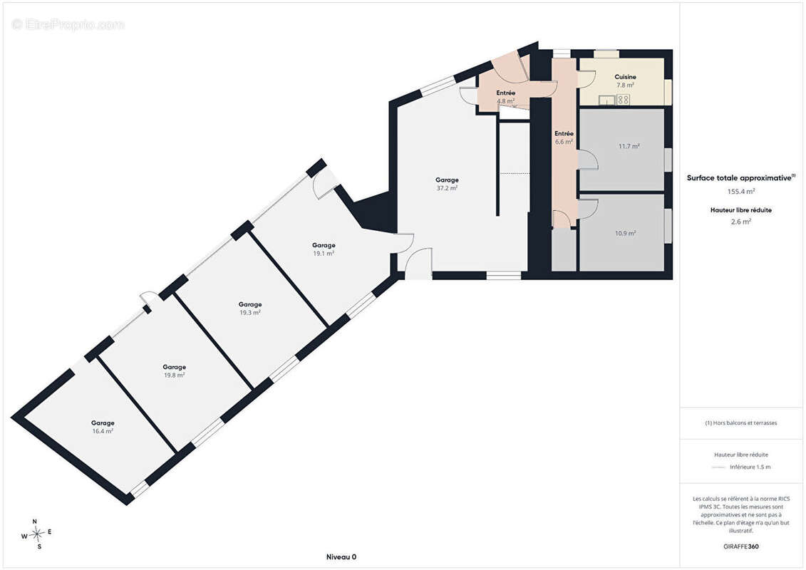 Immeuble de rapport - Asprieres  200 m2 - photo 17