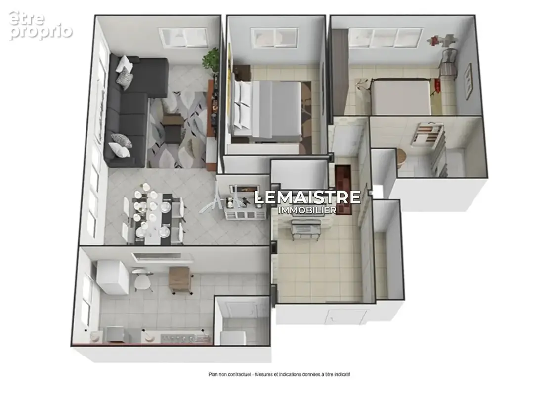 EXCLUSIVITÉ - Appartement à vendre avec parking ROUEN - 67,28 m² - 2 chambres - photo 14