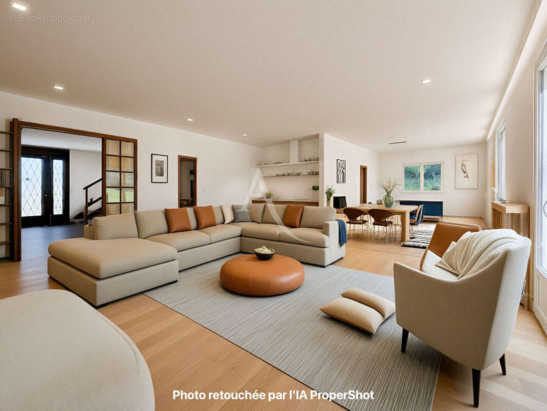 Propriété à Auvers-Saint-Georges - jardin paysagé, beaux espaces, sous-sol total - photo 6
