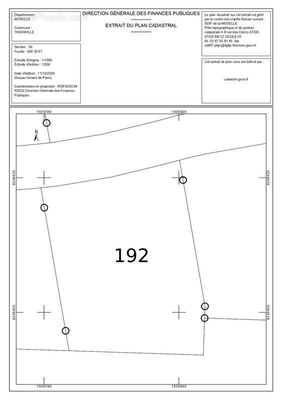 Terrain à THIONVILLE