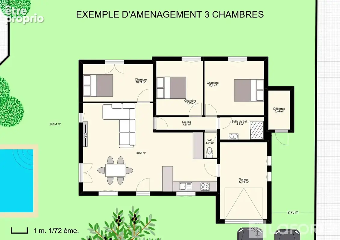 Maison Vitrolles 3 pièce(s) 81 m2 - photo 6