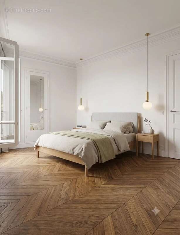 Paris 17e - Épinettes - Charmant 2 pièces lumineux 41 m² - Immeuble ancien - photo 3