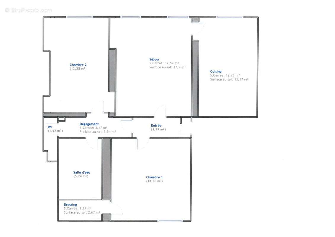 Appartement à PARIS-17E