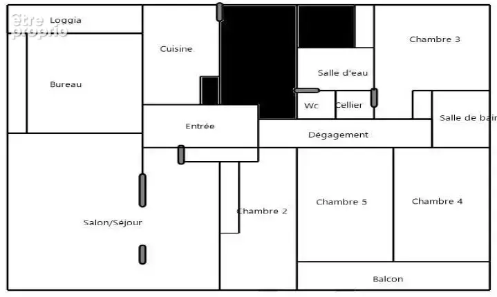Nancy / beauregard f6 de 110m2 + balcon + loggia + cave - photo 1