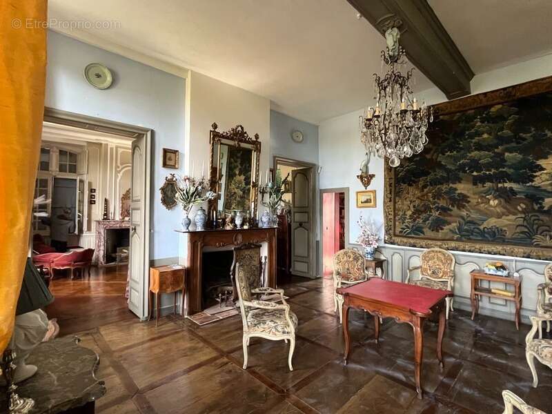ELEGANT CHATEAU XVIIIs, sans travaux, sur 1 hectare clos de murs, jardin paysagé, chapelle, orangerie, dépendances, pour famille - photo 94