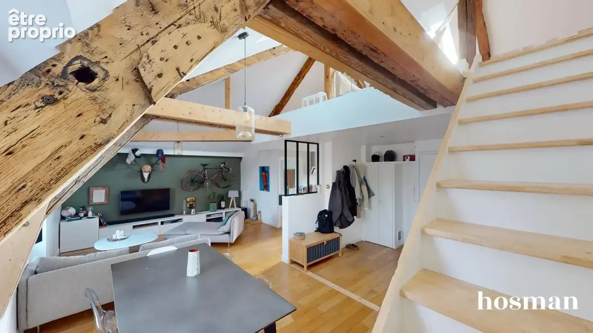 Coup de coeur ! Duplex lumineux de 121,14 m2 au sol - Quartier Chantenay - 44100 Nantes - photo 7
