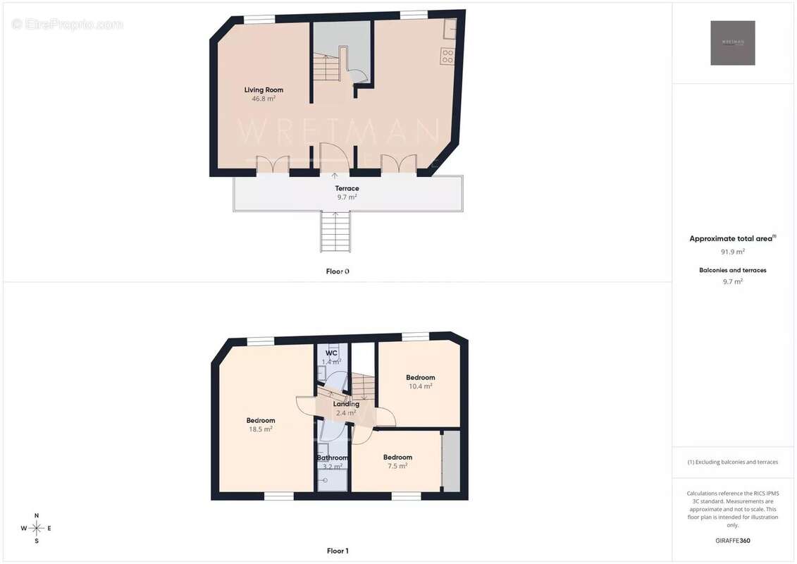 Appartement à TOURRETTES-SUR-LOUP