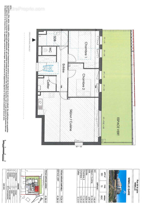 Appartement à WIMILLE