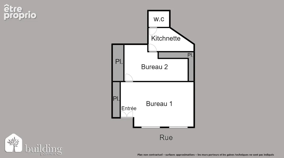 Île de la Jatte Neuilly-sur-Seine - Bureaux 2 pièces 51,30 m² - photo 3