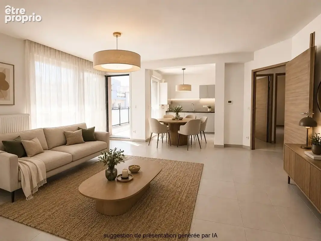 Appartement T4 de 85m2 - Copro 2017 - Terrasse - DPE C - GRENOBLE ? CHAMPIONNET - photo 7