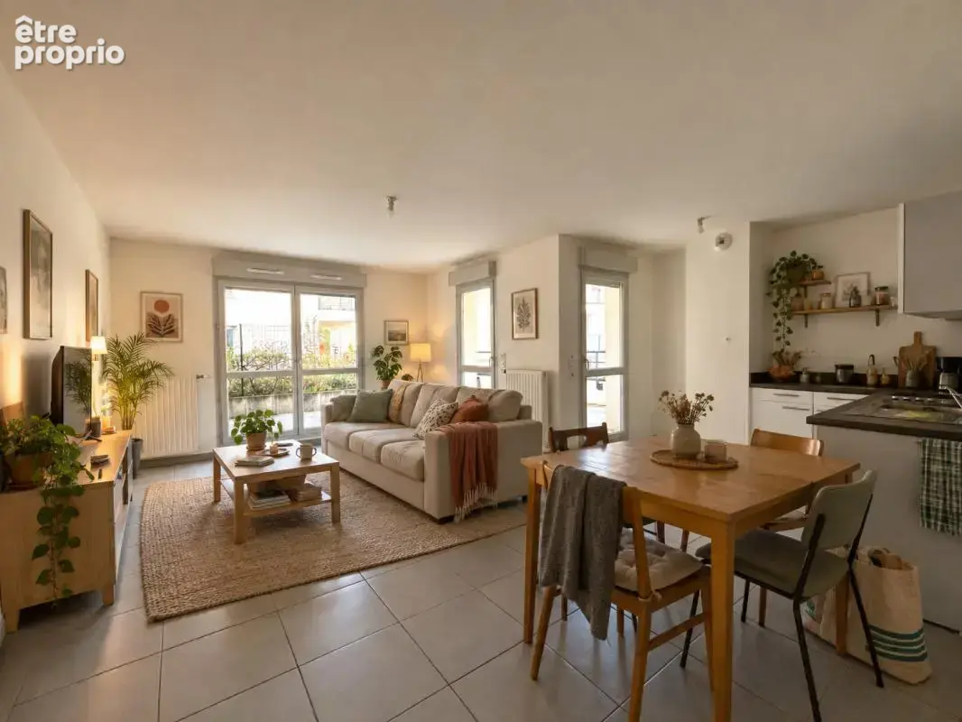 Lyon 8 – t3  terrasse de 22 m² – résidence récente - photo 2