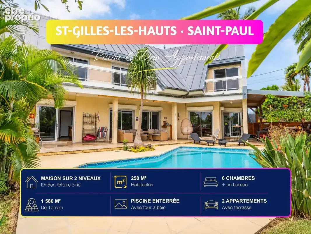 Maison 8 pièces 285 m² à vendre à Saint-Paul (97435) - photo 2