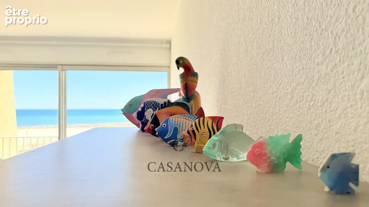 Appartement première ligne vue mer avec terrasse et parking à Palavas-les-Flots - photo 12
