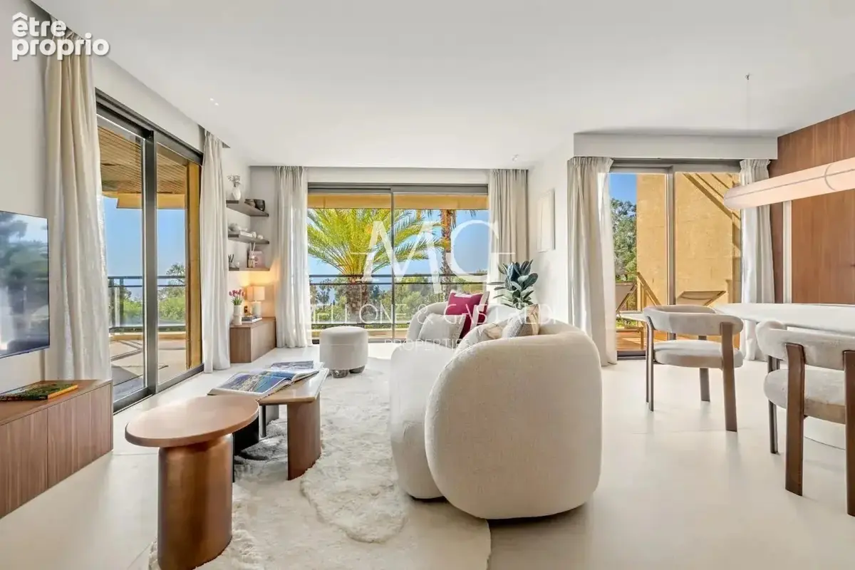 Cannes eden – 3 pièces rénové – vue mer – terrasse & jardin – piscines – tennis – garage - photo 3