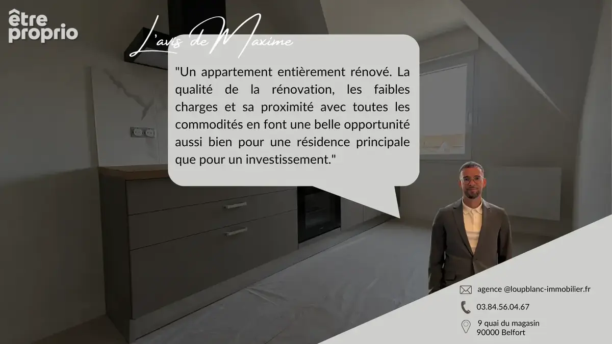 Appartement T3 entièrement rénové   Aucun travaux à prévoir à Belfort - photo 6