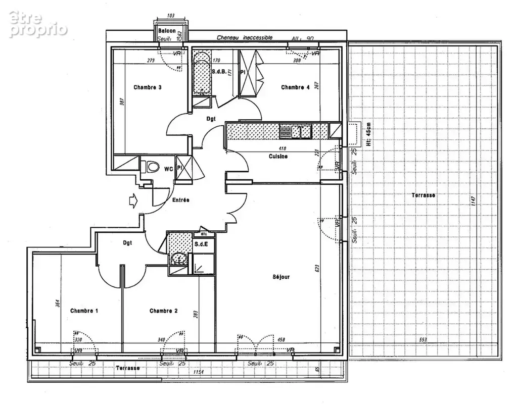 Appartement à GENNEVILLIERS