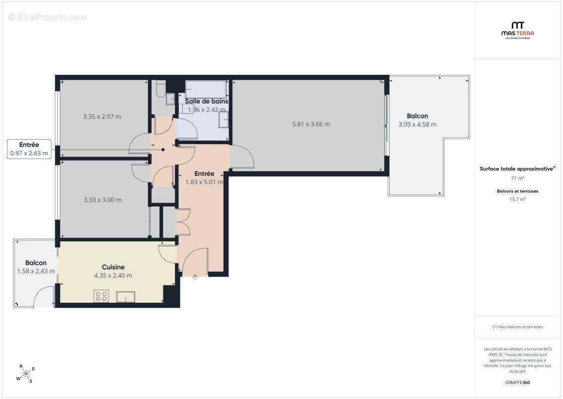 Appartement - photo 7